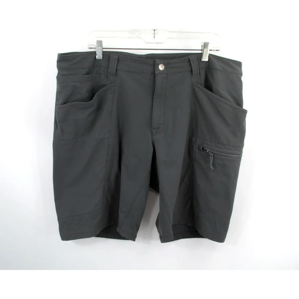 The North Face Mens 40 Gray Nylon Cargo Shorts Hiking Activewear Stretch